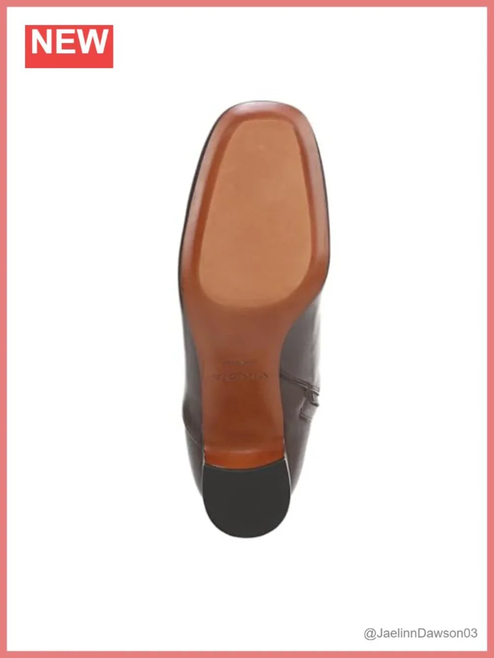 Vince Kellan Zip Short Boots Leather Ankle Boots Block Heel